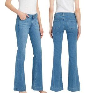 J brand love story light wash low rise Flare jeans Size 28 y2k Flare